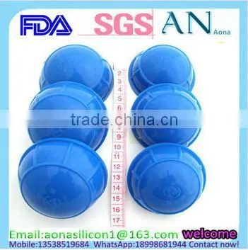 Silicone Vacuum Cups Cupping 2pcs|set Massage Anti-Cellulite Transparent Small