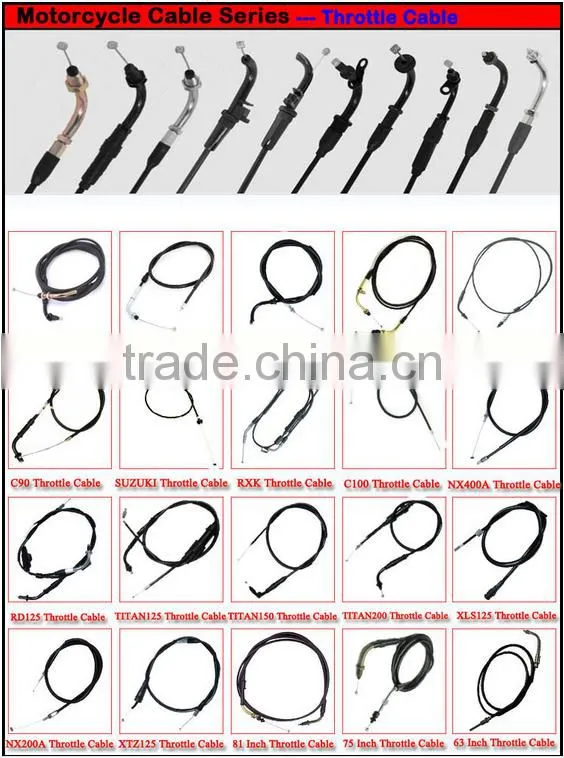high quality control cable parts motorcycle for pulsar speedometer