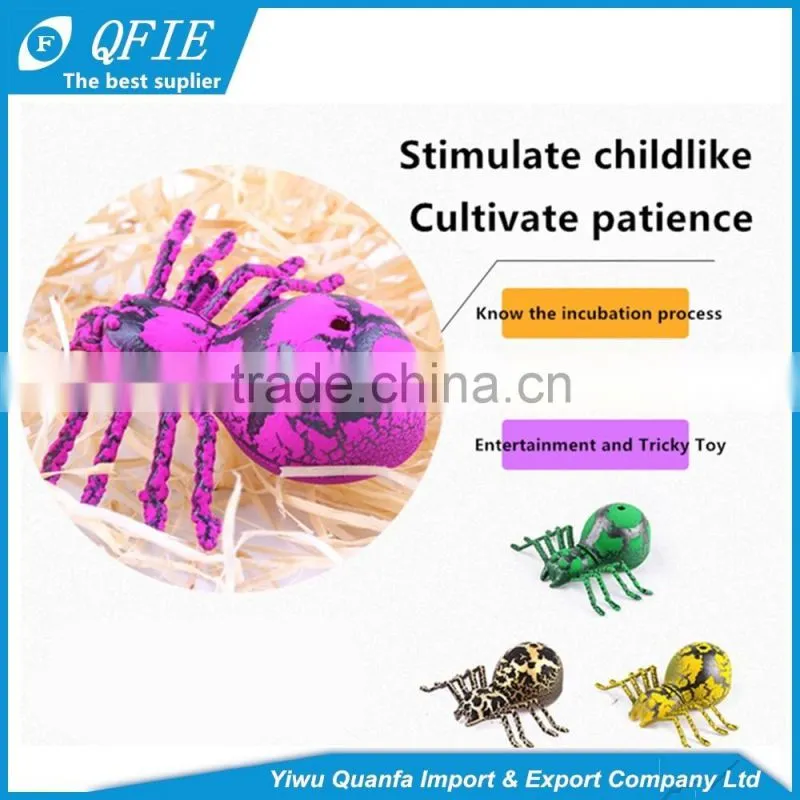 2017 hot new products novelty inflatable EVA terrorist spider hatching toys for kids