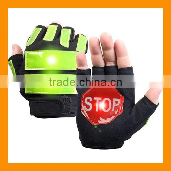 Glow In The Dark Road Safety Gloves