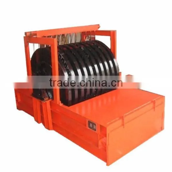 high working efficiency automatic disc magnetic separator