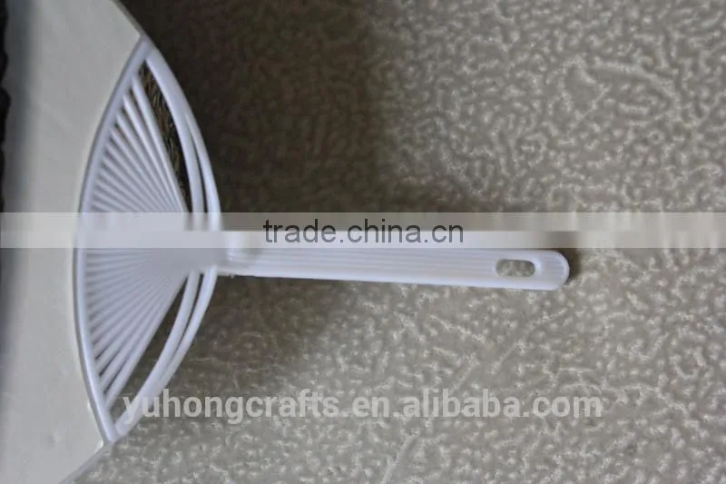 Round promotional pp hand fan