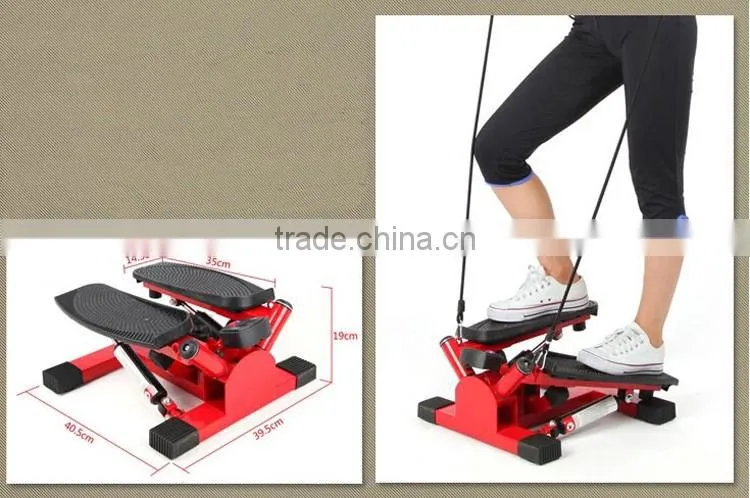 2016 mini gym equipment stair stepper with rope for home fitness