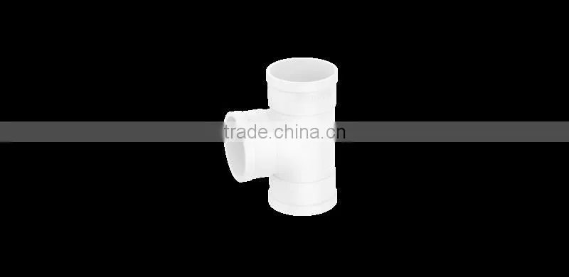 PVC45DEG skew Equal tee TY Factory price Manufacturer good quality Fitting UPVC Rubber Joint plastic fitting for drainage