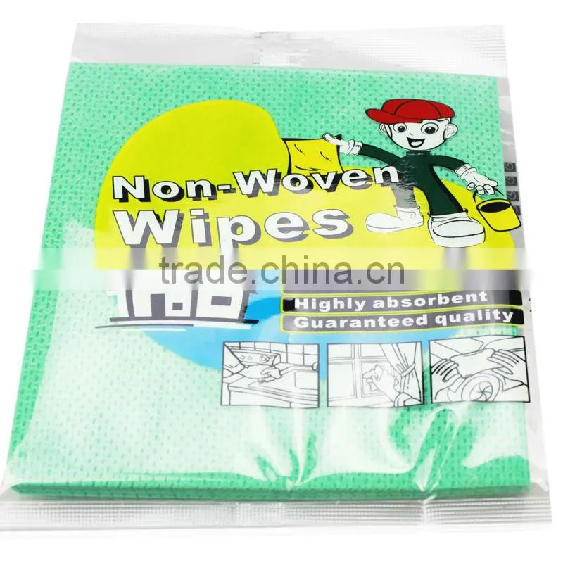 Spunlace diposable nonwoven wipes for furniture