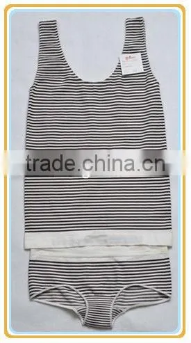 women's panties suit with stripe
