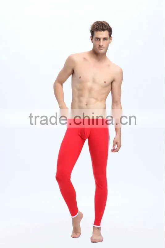 wholesale mans heated long underwear coffee thermal long johns cotton winter brand pants