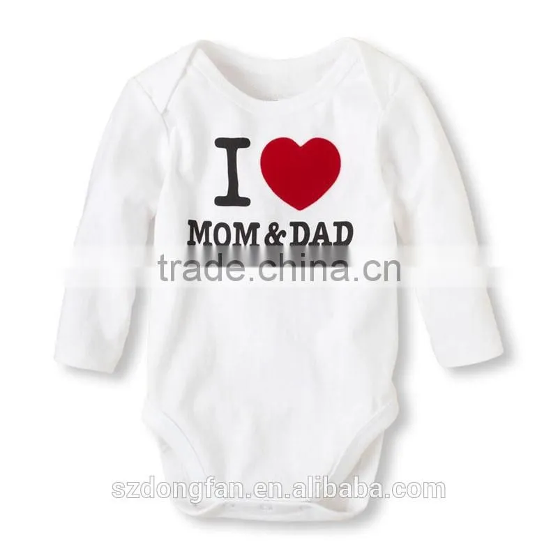 Newborn Baby Clothes Organic Cotton Fabric Romper Jumpsuit Custom Sizes
