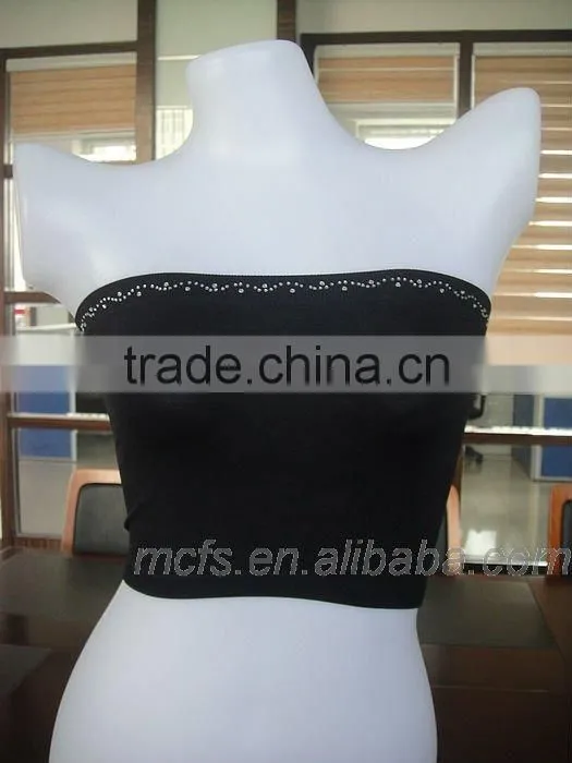 Cheap seamless bra top lingerie sexy women's fashion tops