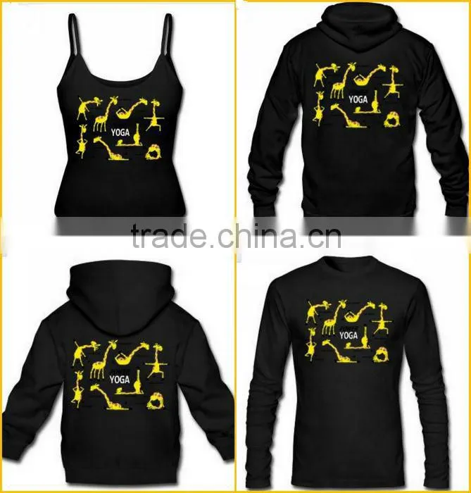 2013 fashion custom giraffe printing short sleeve Cotton T-shirt
