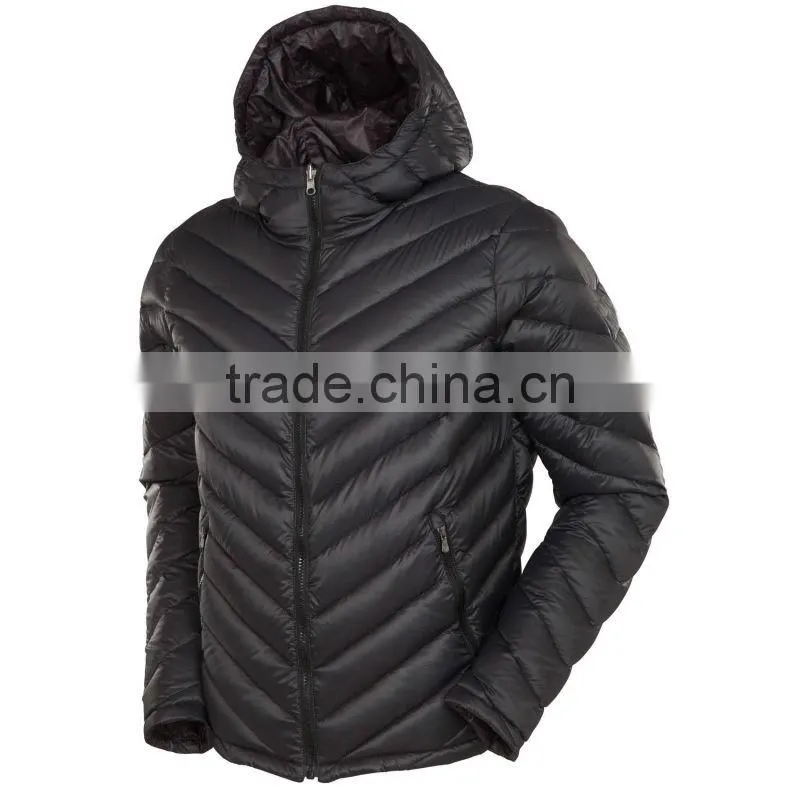2017 OEM service winter fashion men goose down jacket