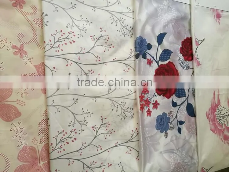 Mattress Polyester Pongee Printed Fabric with high density