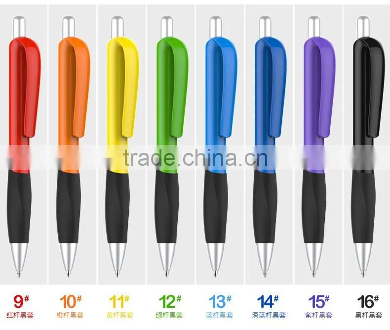 hot sale promotional gifts custom logo creative plastic press ball pen