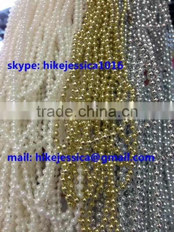 Wholesale Beaded garment loose beads/ cording bead / cheap china glass beads roll cording thread