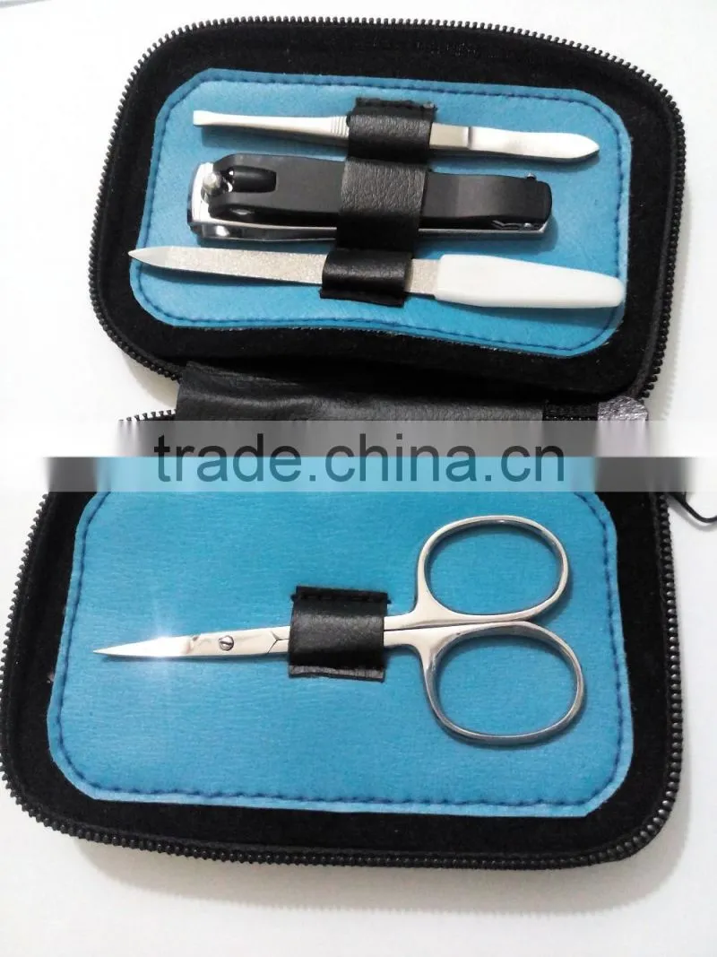 High Quality Branded gold Manicure Pedicure Set