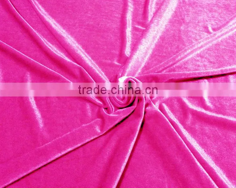 four way stretch korean velvet fabric