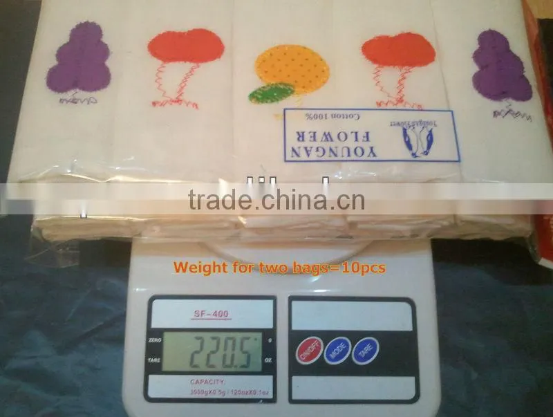 100% Cotton Towel Cheese Cloth and Kitchen Cloth 38CM X 38CM 5PCS/Bag In Stock