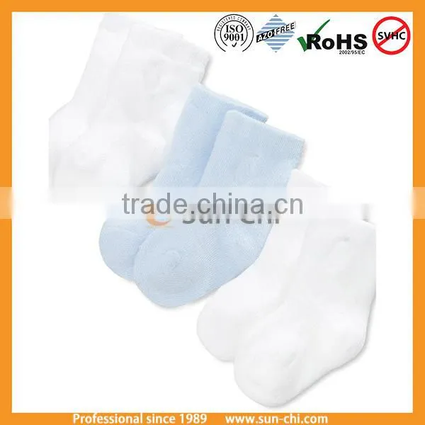 pink moon face baby socks with rubber sole baby sock