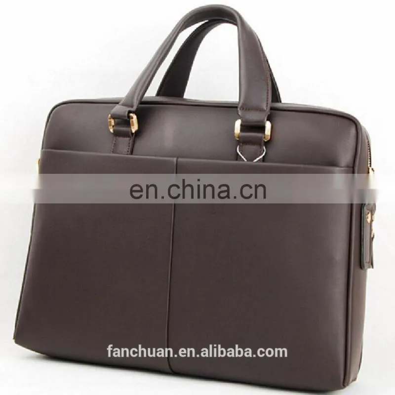Men Fashion PU Leather Laptop Bag