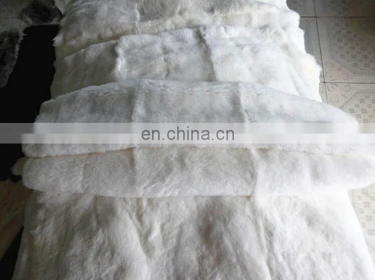 Real rex rabbit fur plate