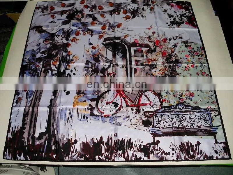 gift order fashion new design printed chinese traditional pure silk scarf