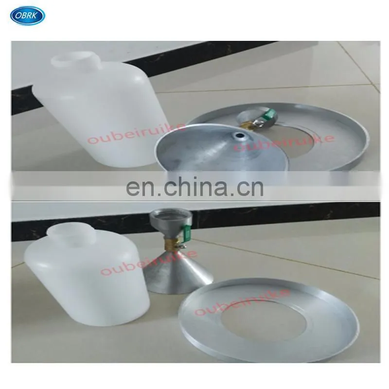 4L Soil Sand Fling Funnel /Lab Sand Density Cone Apparatus