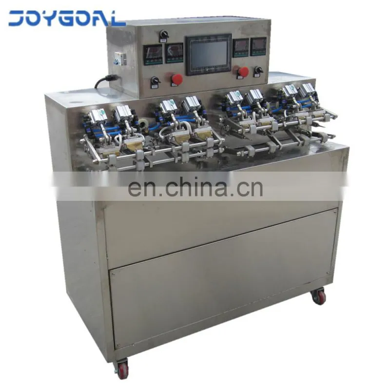 Shanghai Joygoal 100ml, 200ml, 300ml, 500ml bottle shape plastic bag fruit juice filling machine