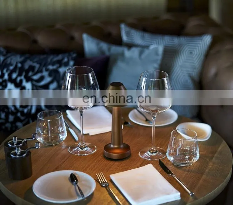 2019 amazon cafe hotel restaurant decorative wireless dimmable table lamp