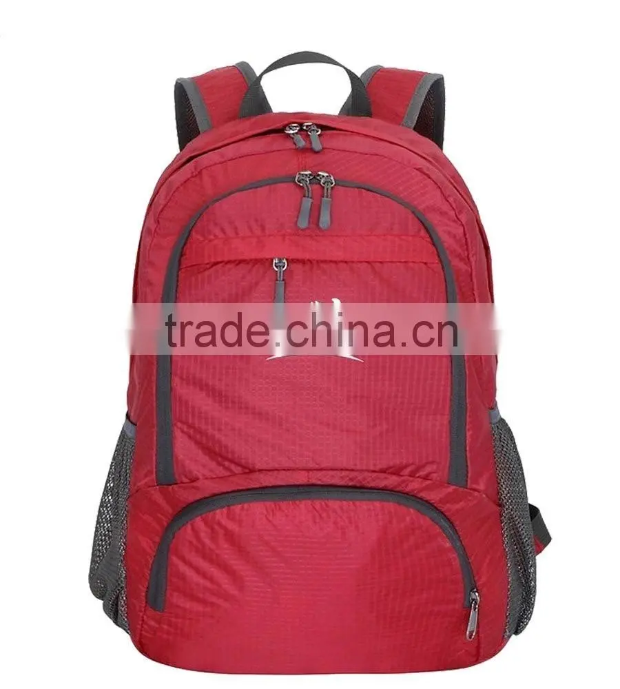 Outdoor Shoulder Bag Nylon Waterproof Backbag 35 L Travel Foldable Backpack