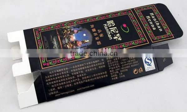 black color special design paper box