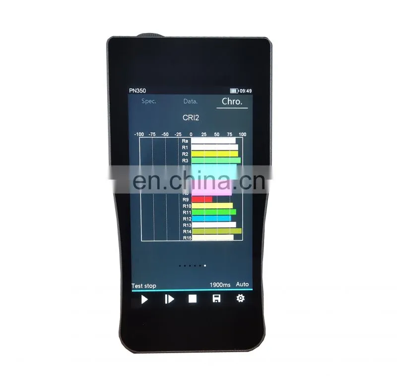 PN350C wavelength range 380-780nm with pc software Handheld Spectral Illumination Tester and Meter Portable CCT CRI Digital lux