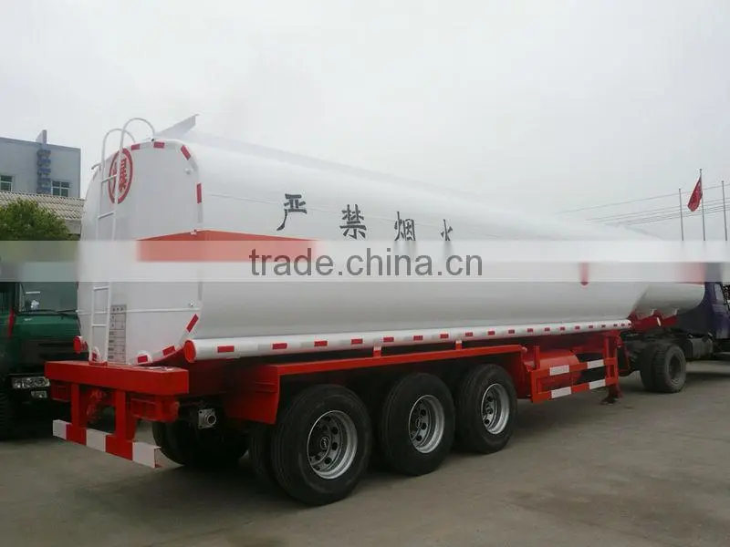 3 axles 50000 liters crude oil tank semi trailer