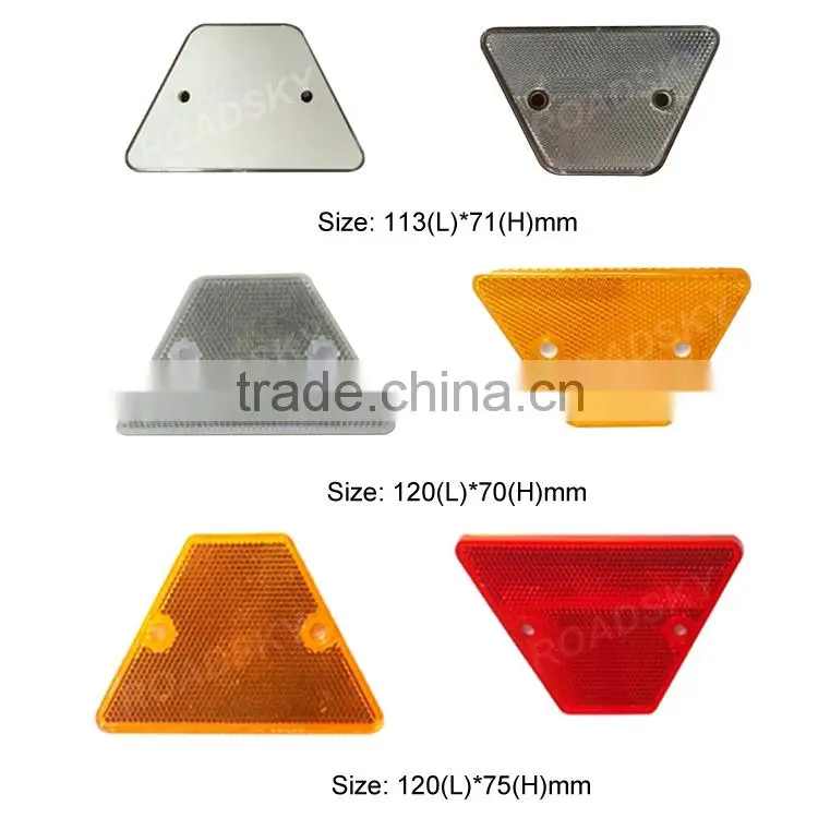 Highway Trapezoidal Prismatic Plastic Bead Reflectors