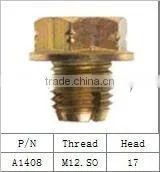 3/4"-16, high quality aluminium cnc engine magnetic oil drain plugs