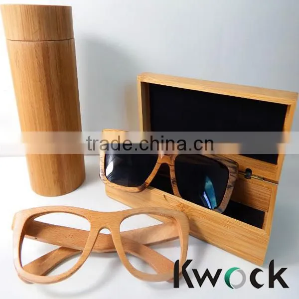 DIY Trend of Fashion Handmade Wood Frame Sunglasses Special Zebra Wood Glasses