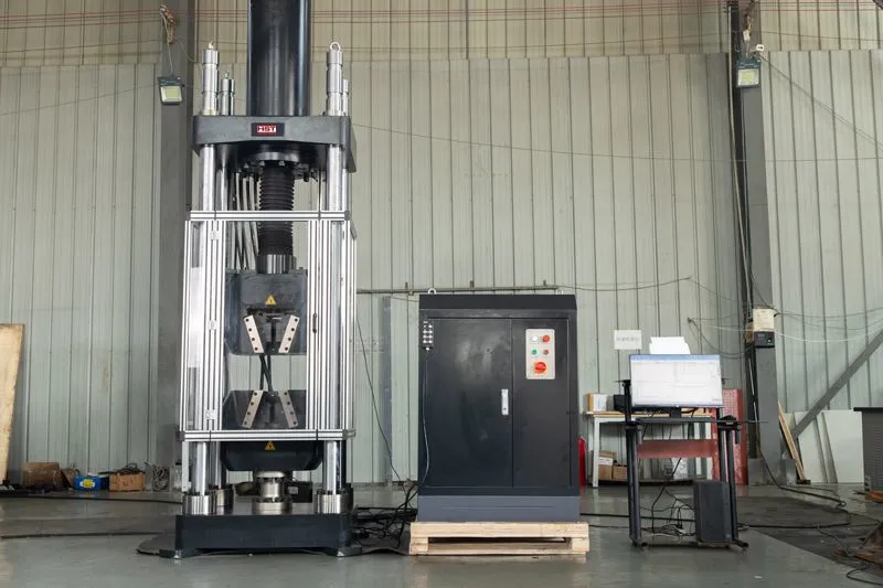 HST 300 600 1000 2000 3000 Kn Electro-hydraulic Single Space Hydraulic Servo Tensile Force Strength Universal Testing Machine
