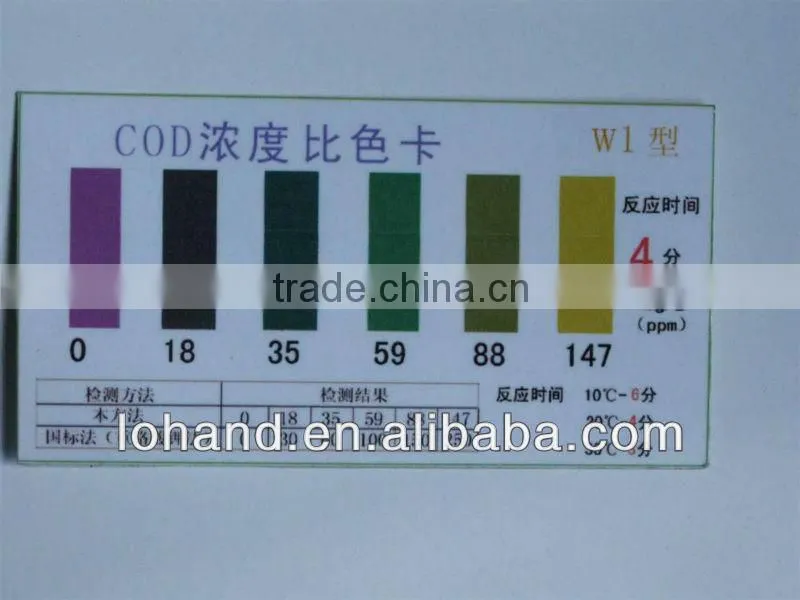 Wholesale water quality test COD colorimetric Tube