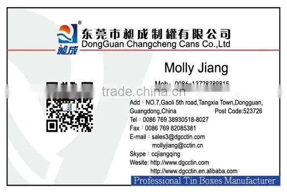 Good tinplate CMYK printing tin sign