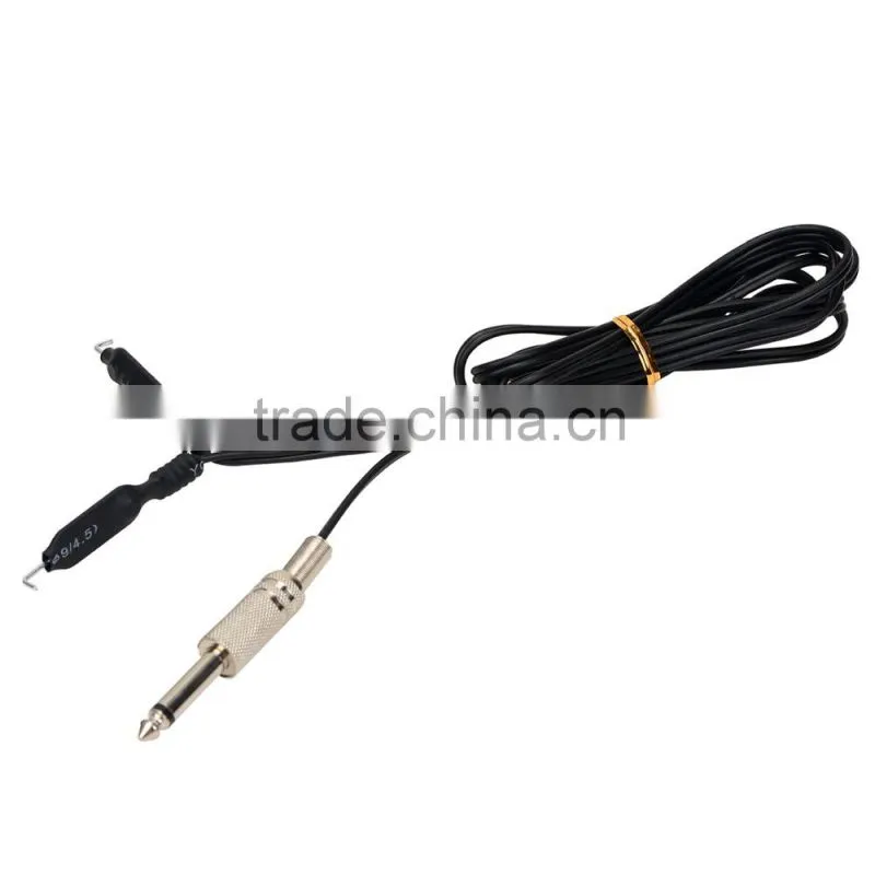 High Stability Black Power Cord for Tattoo Machines Designs