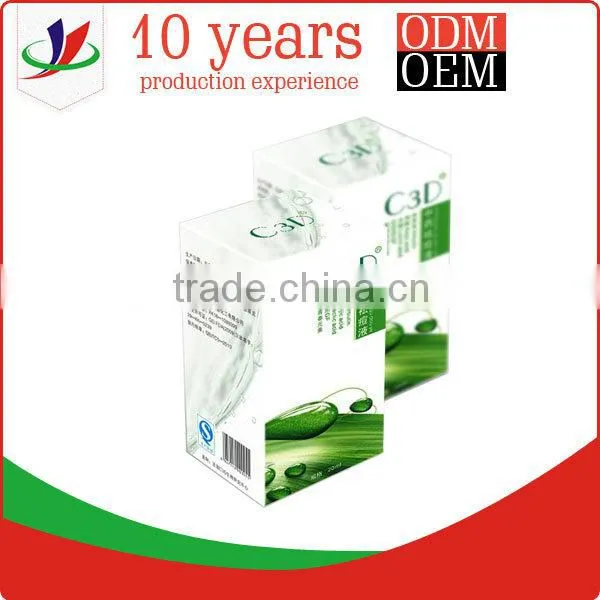 High quality face cream packaging box