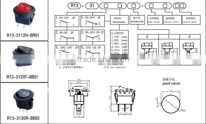 High Quality Rocker Switch