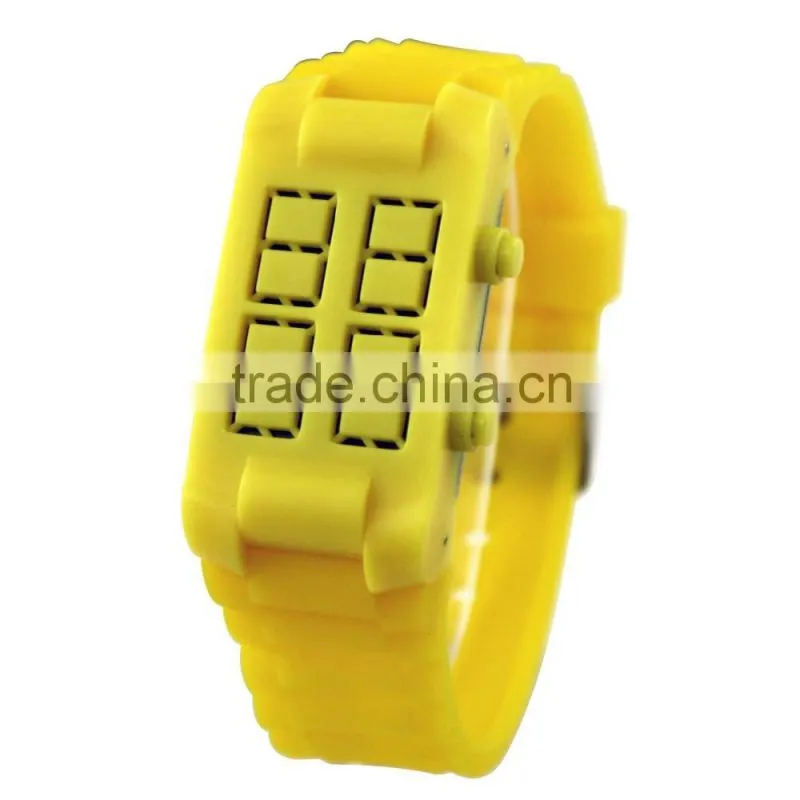 LP1427 Hot product plastic case digital movement led watch