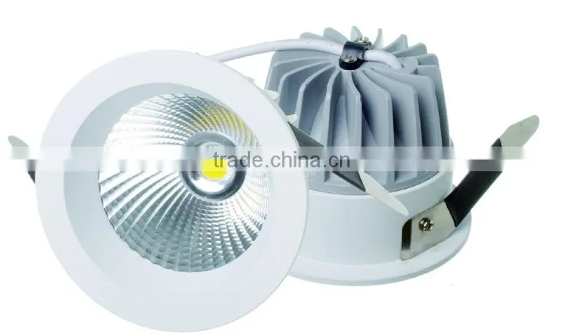 High luminance cob 5W10W LED recessed downlight round /square 2/3 warranty