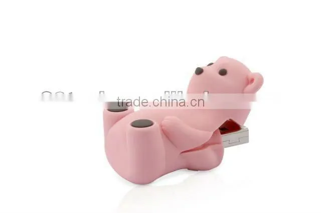 Popular Animal USB Pen Drive 2.0 White Polar Bear USB/1gb/2gb/4gb/8gb/16gb/32gb