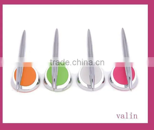 Metal pen stand set ball pen for gift. Bank,office using...