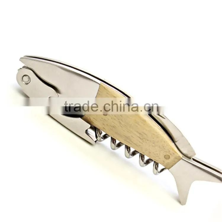 Fish shape wine opener