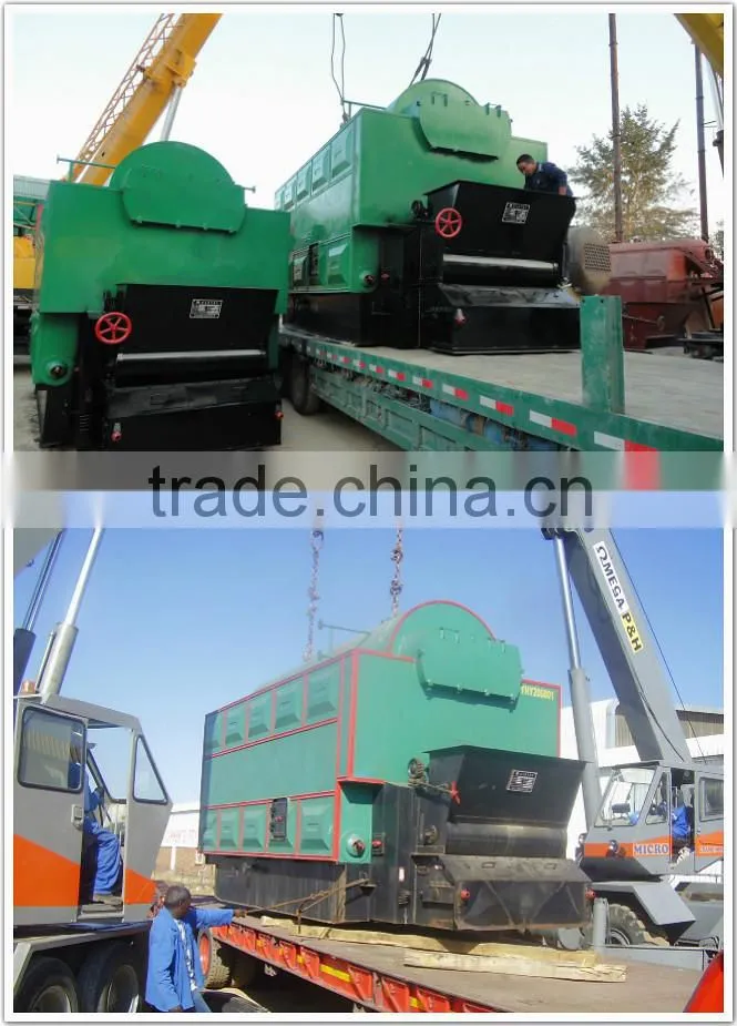 Textile pharmaceutical industrial horizontal 4 ton coal steam boiler