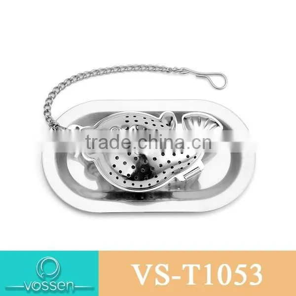Silver plating corn shaped tea infuser