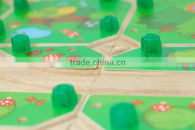 Wooden toy train tracks set for kids