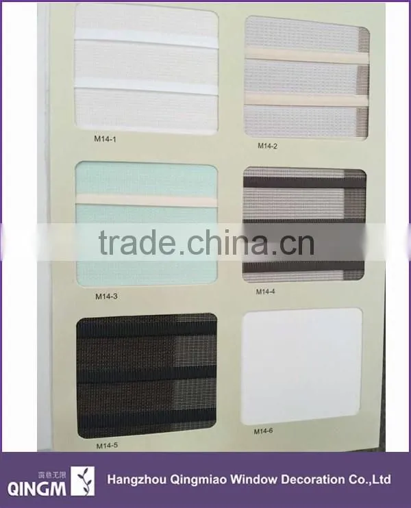 Professional designer home decor curtain fabric for zebra roller blind